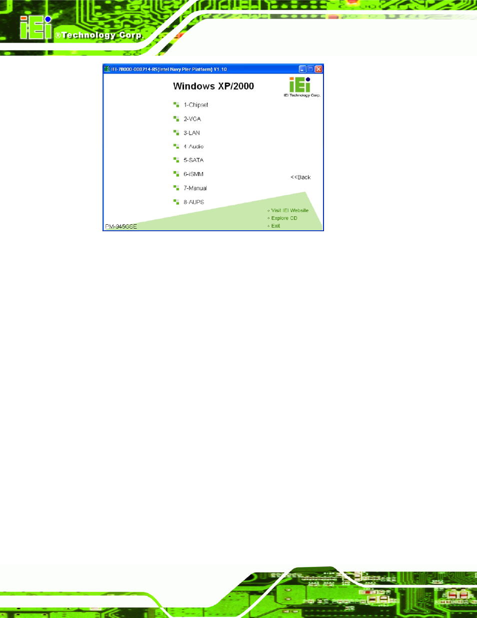 Figure 4-16: available drivers | IEI Integration PM-945GSE User Manual | Page 72 / 122