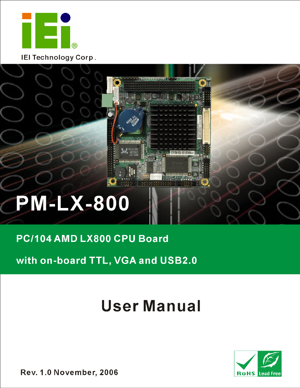 IEI Integration PM-LX-800 v1.0 User Manual | 147 pages