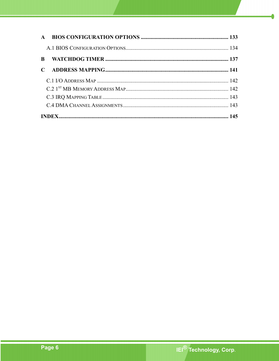 IEI Integration PM-LX-800 v1.0 User Manual | Page 6 / 147