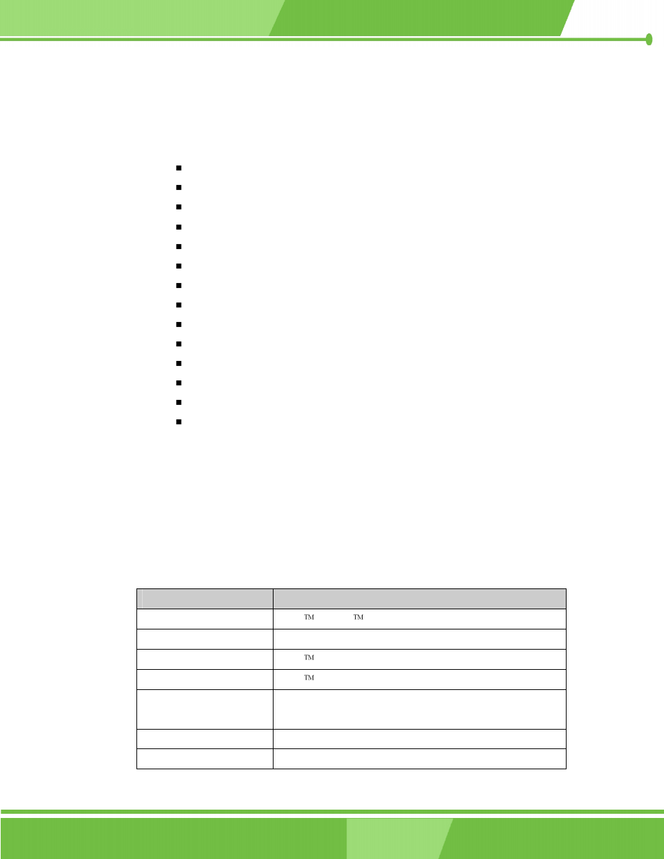 Pm-lx-800 motherboard connectors, Technical specifications | IEI Integration PM-LX-800 v1.10 User Manual | Page 16 / 147