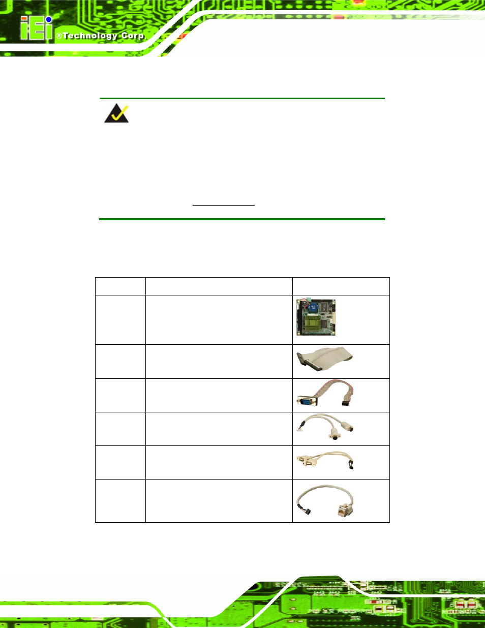 3 unpacking checklist, 1 package contents, Npacking | Hecklist | IEI Integration PM-LX2-800 User Manual | Page 22 / 123