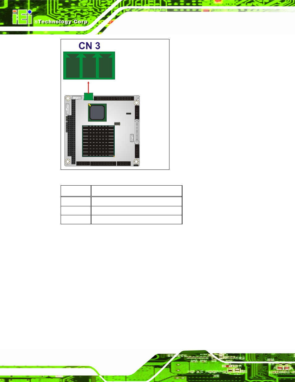 2 -12v / -5v input connector, Figure 3-3: 12v / 5v power connector location, Table 3-2: 12v / 5v power connector pinouts | IEI Integration PM-LX2-800 User Manual | Page 28 / 123