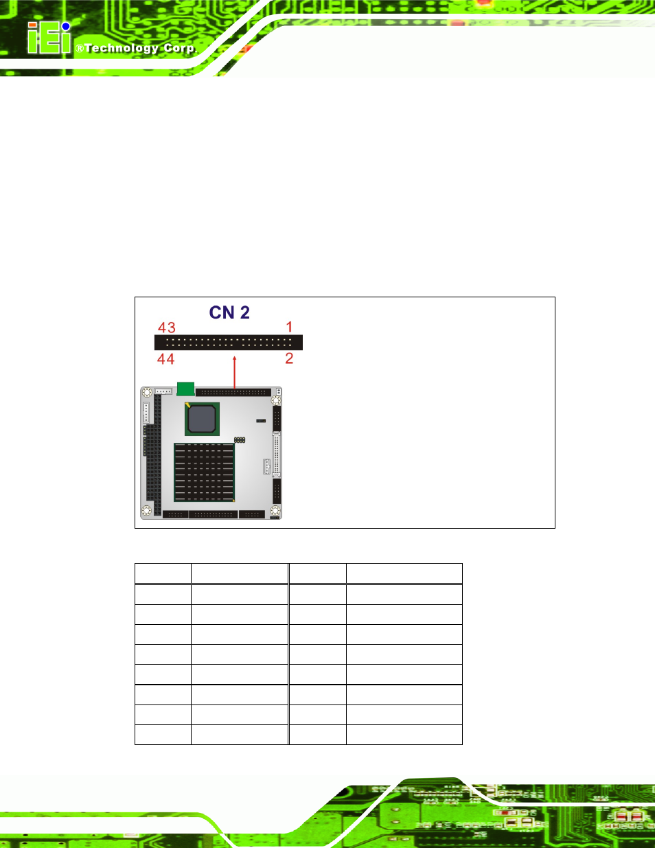 7 ide connector (primary, 44-pin), Figure 3-9: primary ide device connector location | IEI Integration PM-LX2-800 User Manual | Page 36 / 123