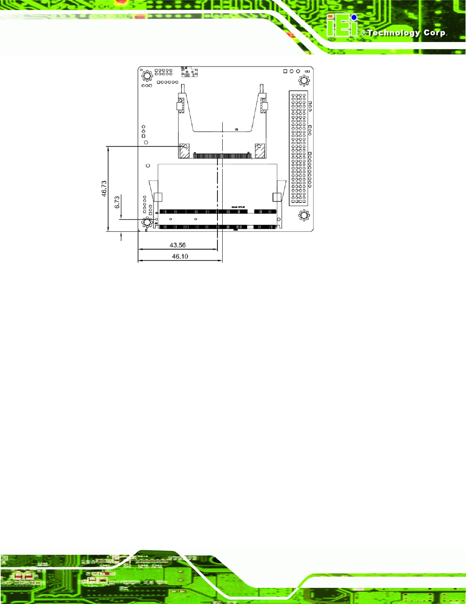 Figure 1-6: dimensions (bottom) | IEI Integration PM-PV-N4551_D5251 User Manual | Page 19 / 141