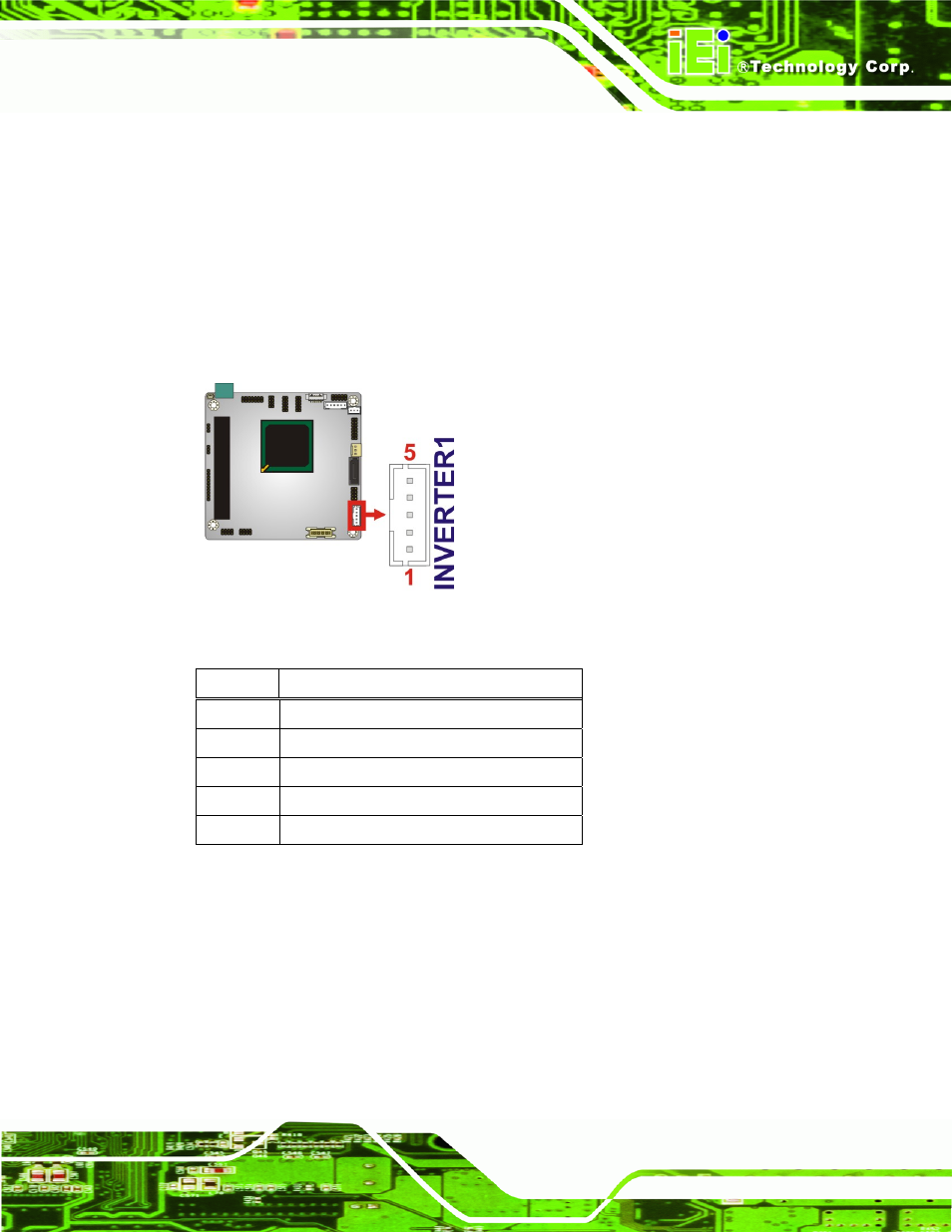 10 lvds backlight inverter connector, 11 pci-104 connector, Figure 3-12: backlight inverter connector location | Table 3-11: backlight inverter connector pinouts | IEI Integration PM-PV-N4551_D5251 User Manual | Page 39 / 141