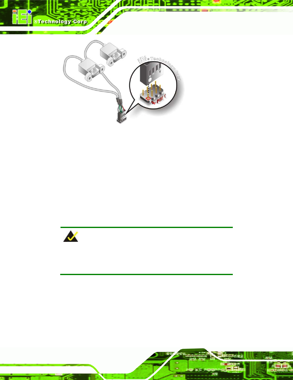 9 software installation, Oftware, Nstallation | Figure 4-14: dual usb cable connection | IEI Integration PM-PV-N4551_D5251 User Manual | Page 66 / 141