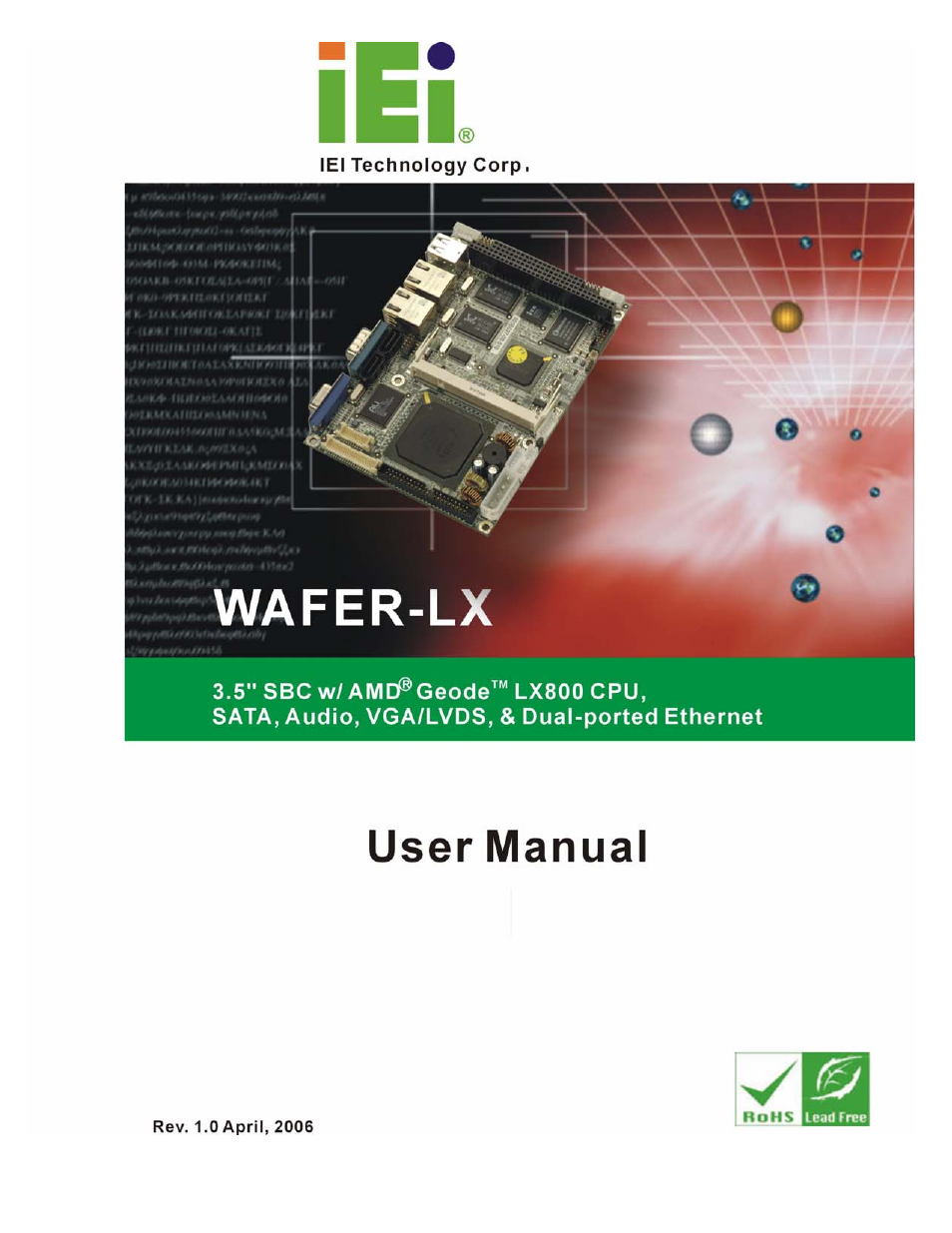 IEI Integration WAFER-LX v1.0 User Manual | 144 pages