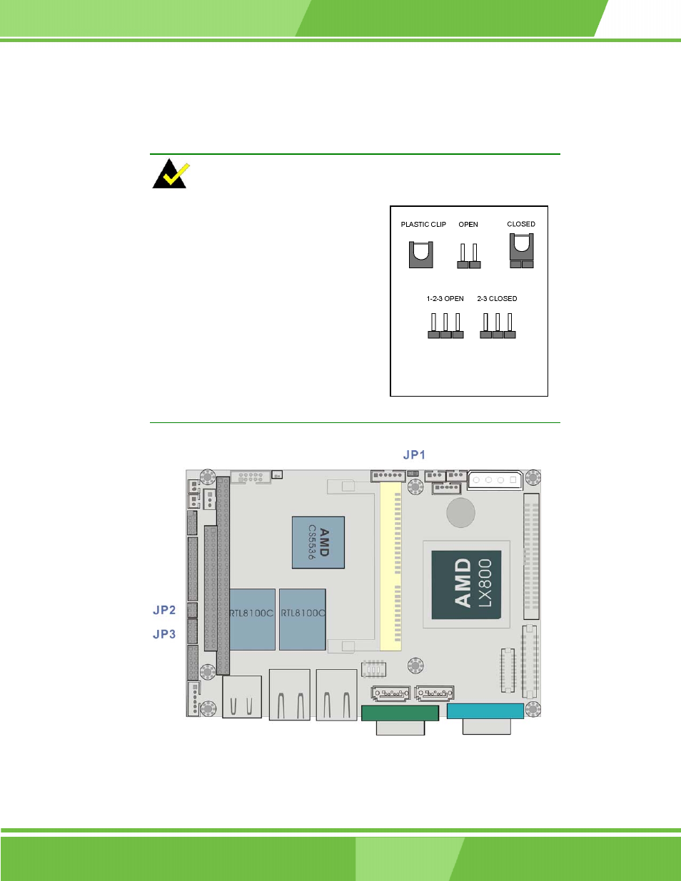 3 jumper settings, Wafer-lx | IEI Integration WAFER-LX v1.0 User Manual | Page 58 / 144