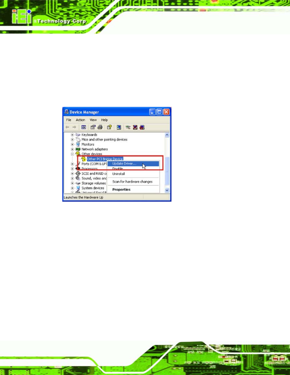 7 isa driver, River, Figure 8-49: device manager | IEI Integration WAFER-LX v1.22 User Manual | Page 186 / 227