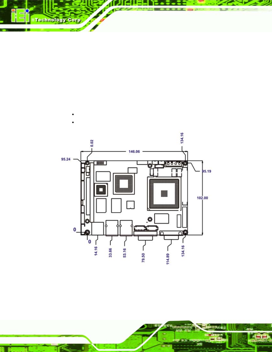 1 overview, 2 dimensions, 1 board dimensions | Verview, Imensions, Figure 2-1: wafer-lx dimensions (mm) | IEI Integration WAFER-LX v1.22 User Manual | Page 28 / 227