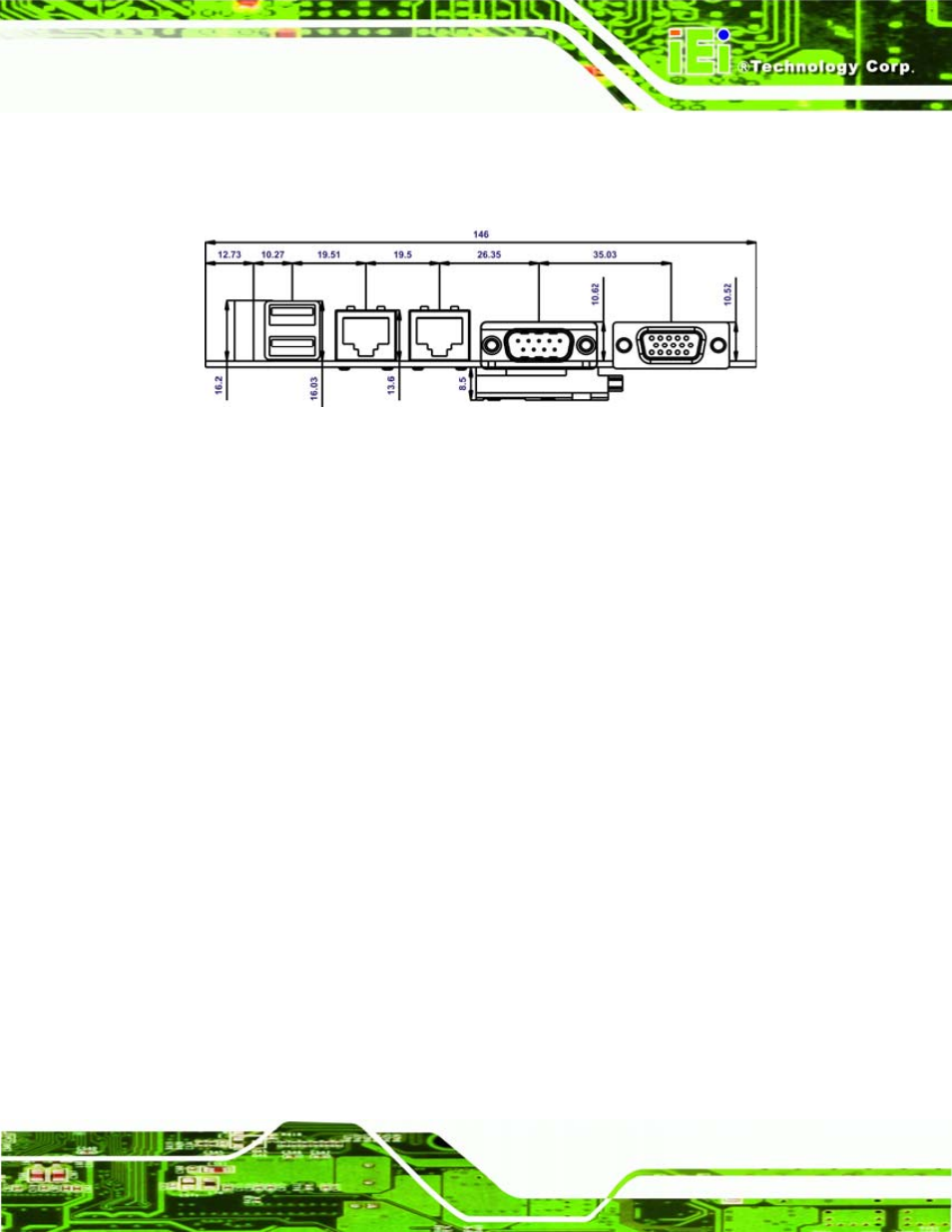 2 external interface panel dimensions | IEI Integration WAFER-LX v1.22 User Manual | Page 29 / 227