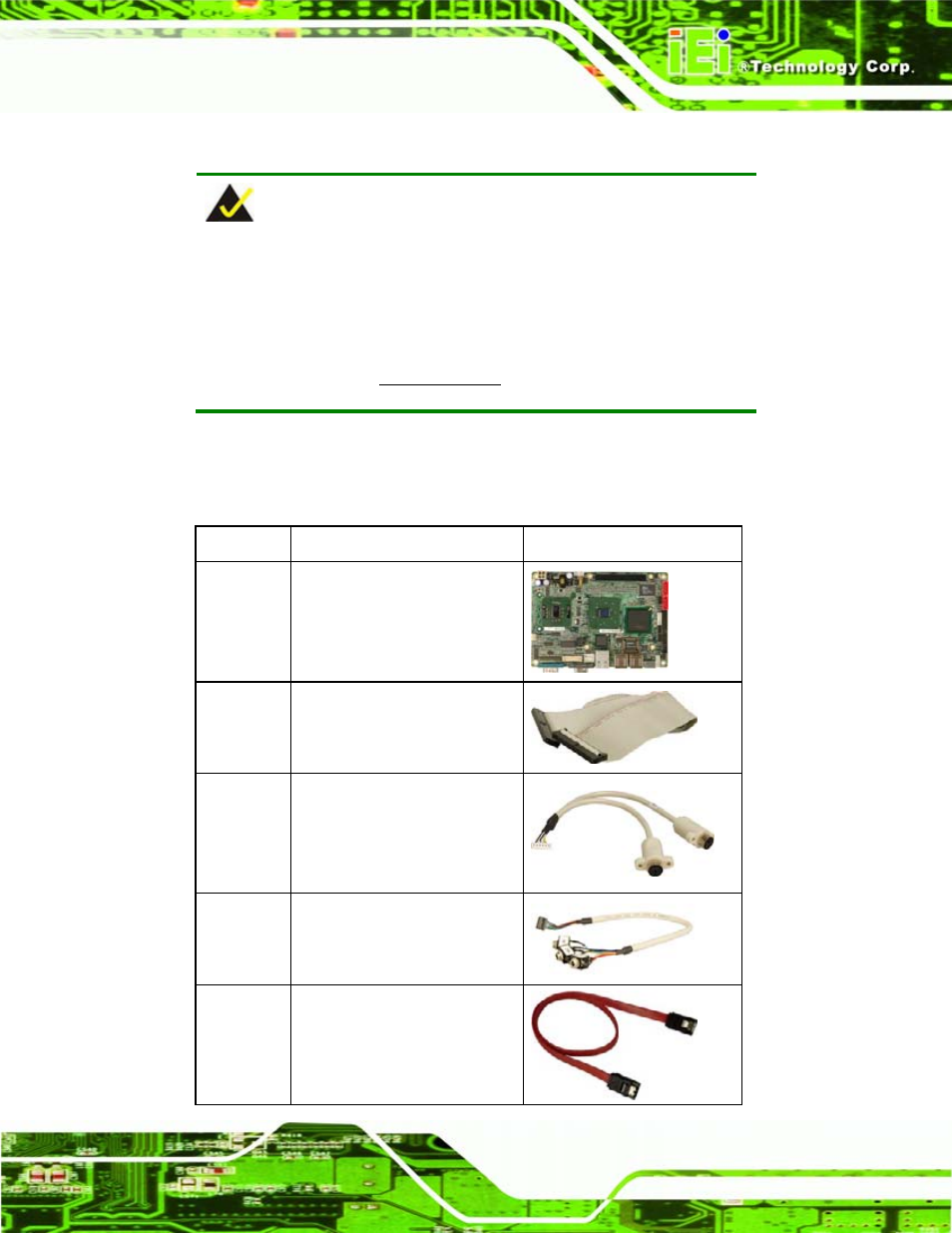 3 unpacking checklist, 1 package contents, Npacking | Hecklist | IEI Integration WAFER-LX v1.22 User Manual | Page 43 / 227
