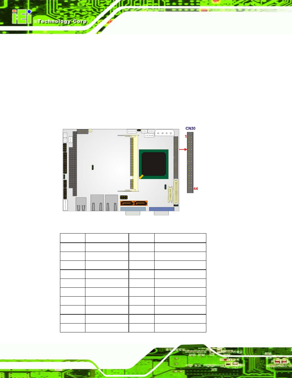 10 ide connector, Figure 4-12: ide device connector locations | IEI Integration WAFER-LX v1.22 User Manual | Page 60 / 227