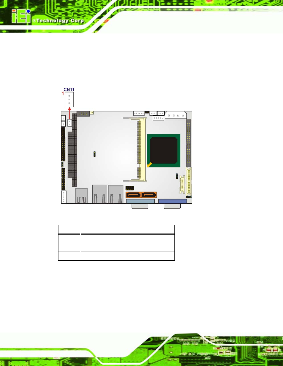 16 pc/104 slot, Figure 4-17: pc/104 power input connector pinouts, Table 4-18: pc/104 power input connector pinouts | IEI Integration WAFER-LX v1.22 User Manual | Page 66 / 227