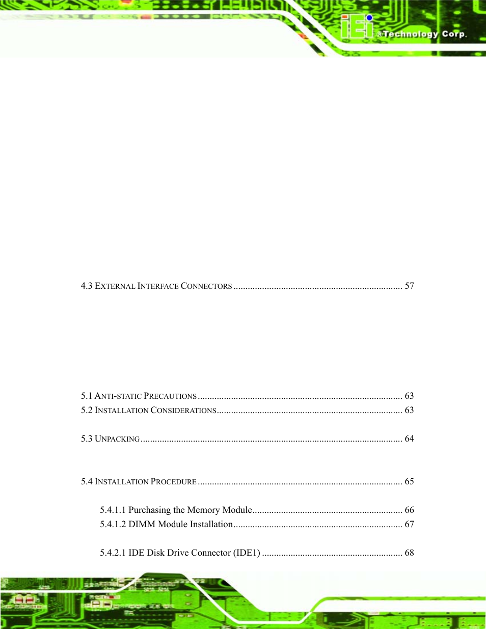 IEI Integration WAFER-LX v1.22 User Manual | Page 7 / 227