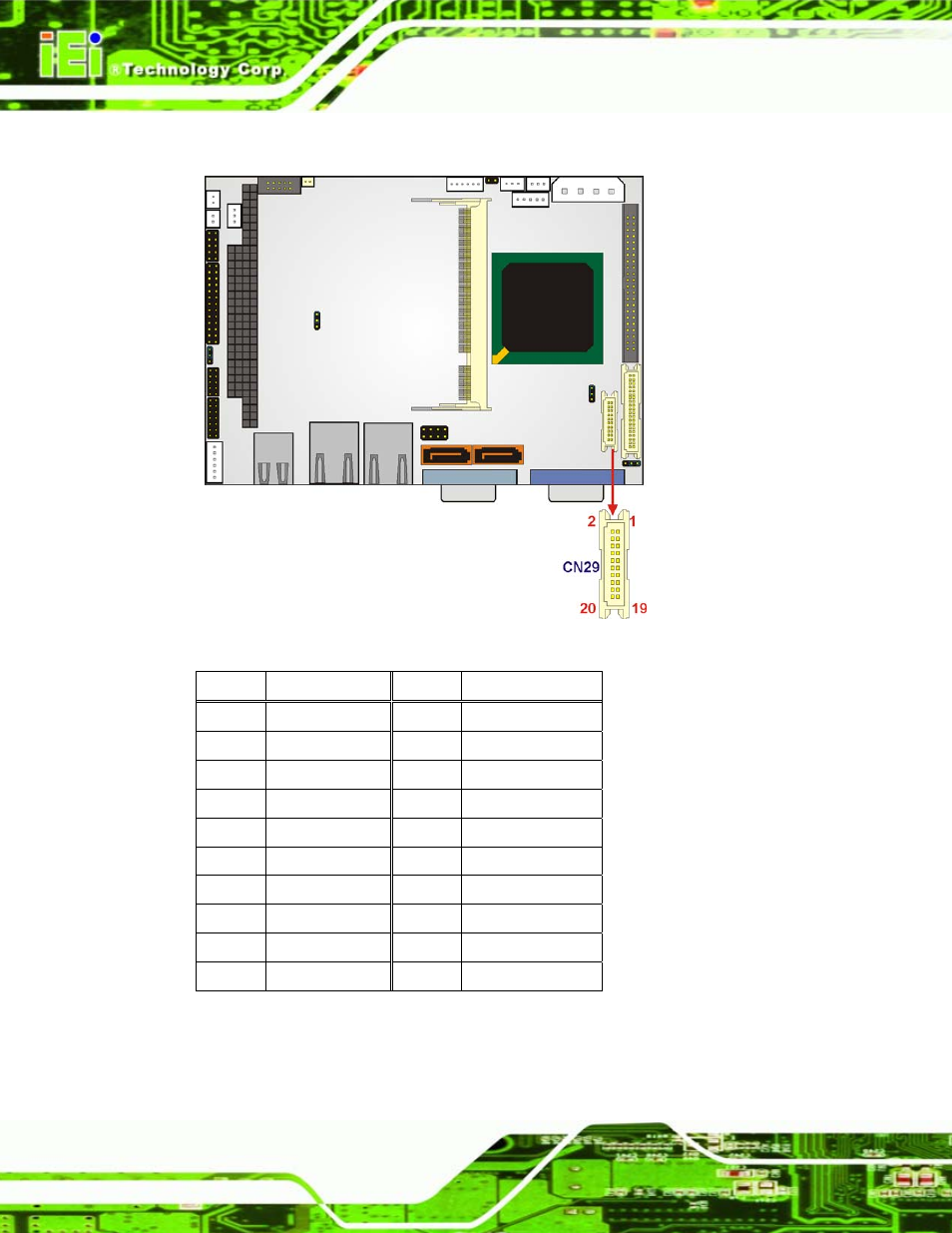 Table 4-23: tft lcd lvds port connector pinouts, Wafer-lx motherboard page 54 | IEI Integration WAFER-LX v1.22 User Manual | Page 72 / 227
