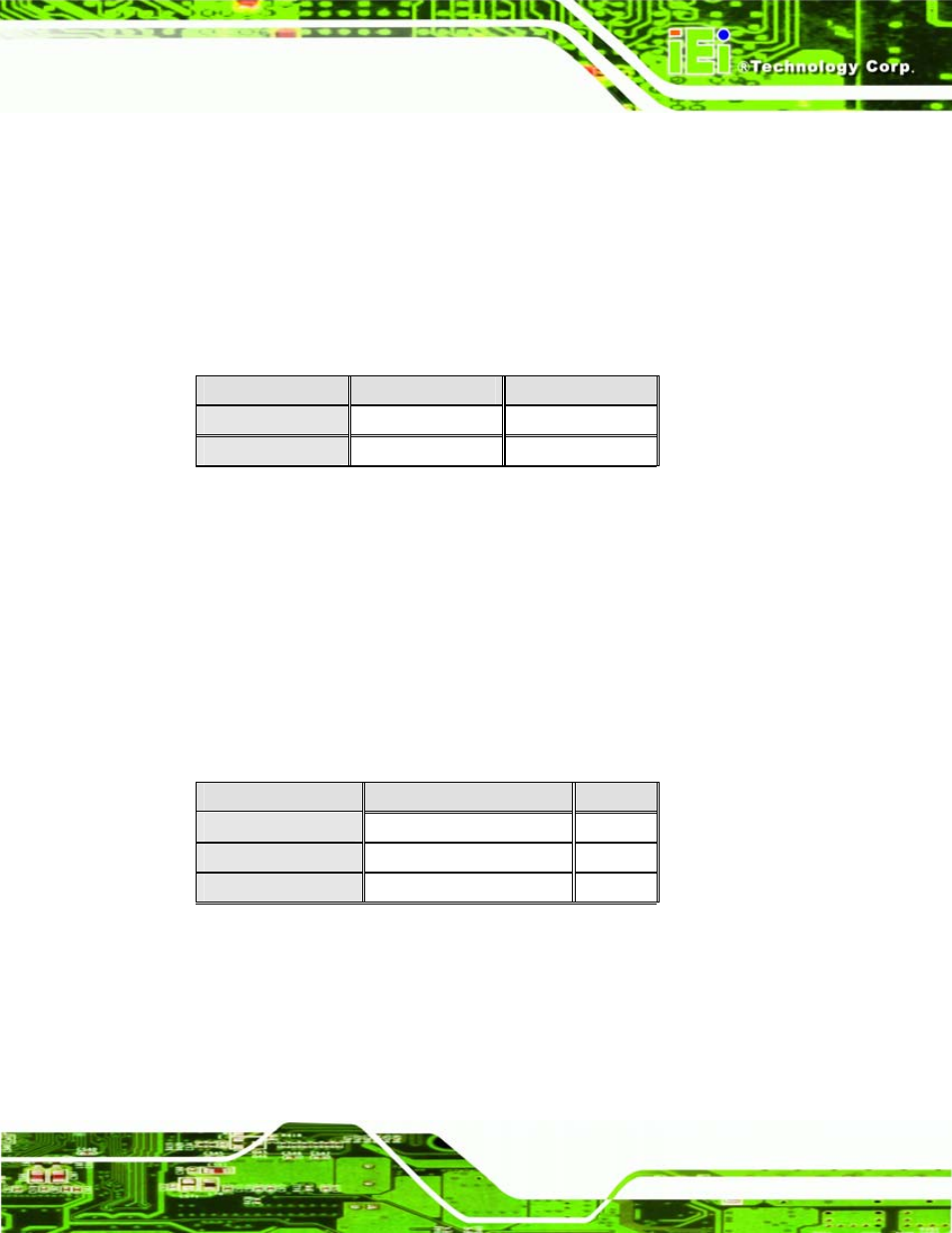 2 com3 setup jumper settings, 3 com1 and com2 pin 9 setup (optional jumper), Table 5-4: com3 setup jumper settings | Table 5-5: com1 pin 9 setup | IEI Integration WAFER-LX v1.22 User Manual | Page 89 / 227