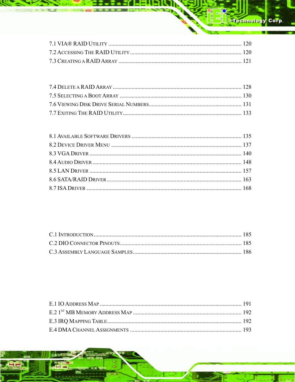 IEI Integration WAFER-LX v1.22 User Manual | Page 9 / 227