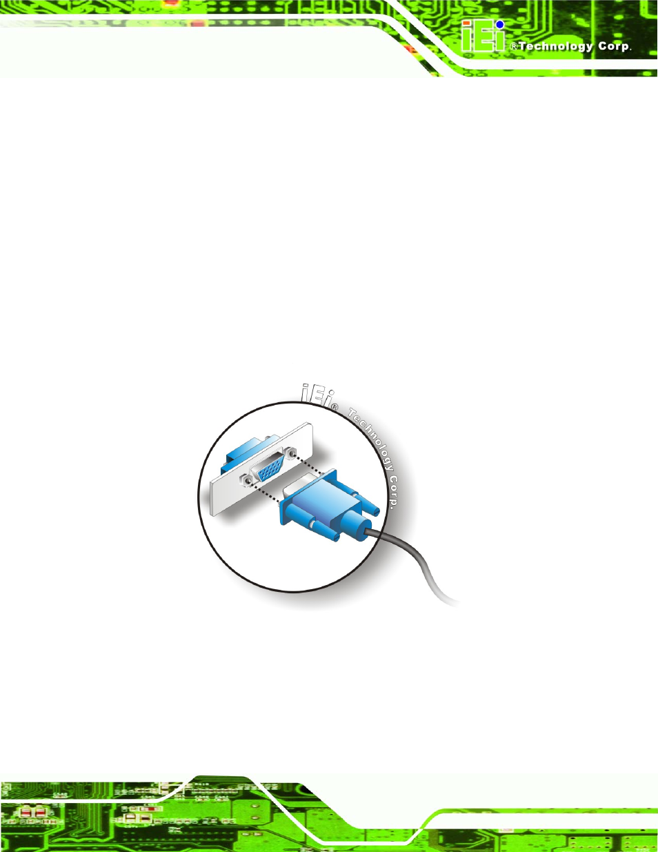 4 vga monitor connection | IEI Integration WAFER-945GSE v1.03 User Manual | Page 111 / 203