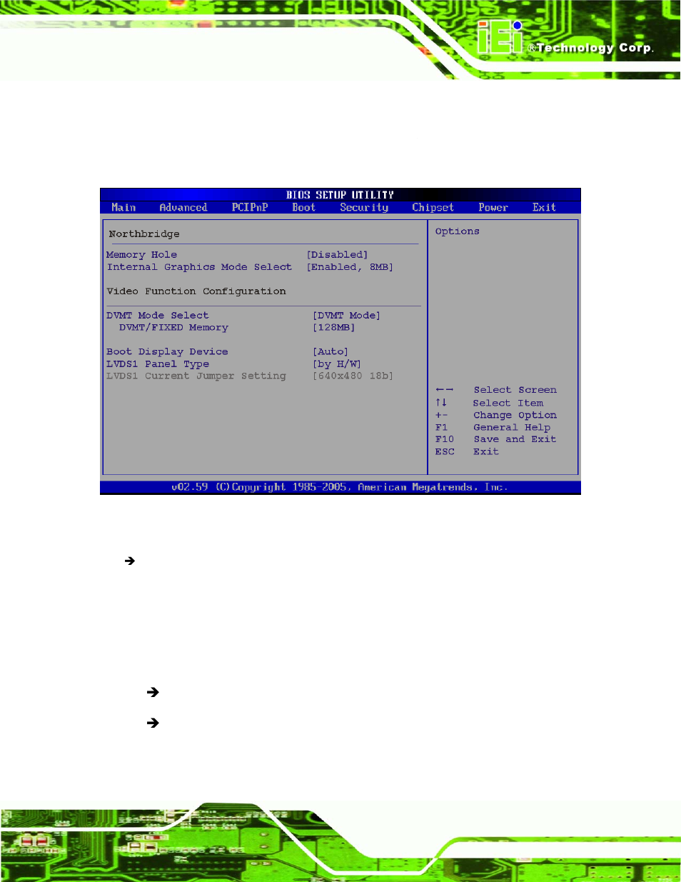 1 north bridge chipset configuration | IEI Integration WAFER-945GSE v1.03 User Manual | Page 155 / 203