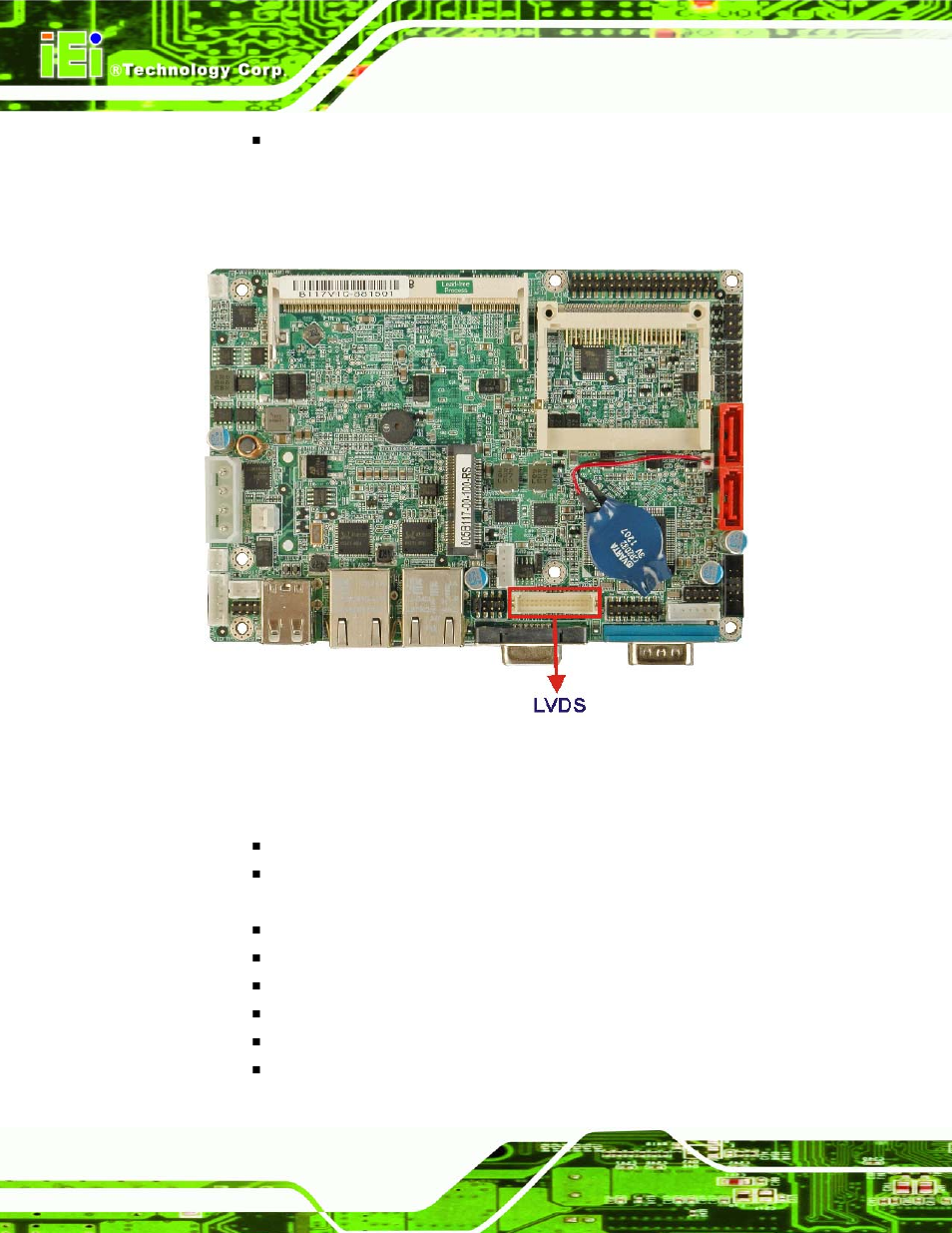2 lvds interface | IEI Integration WAFER-945GSE v1.03 User Manual | Page 36 / 203
