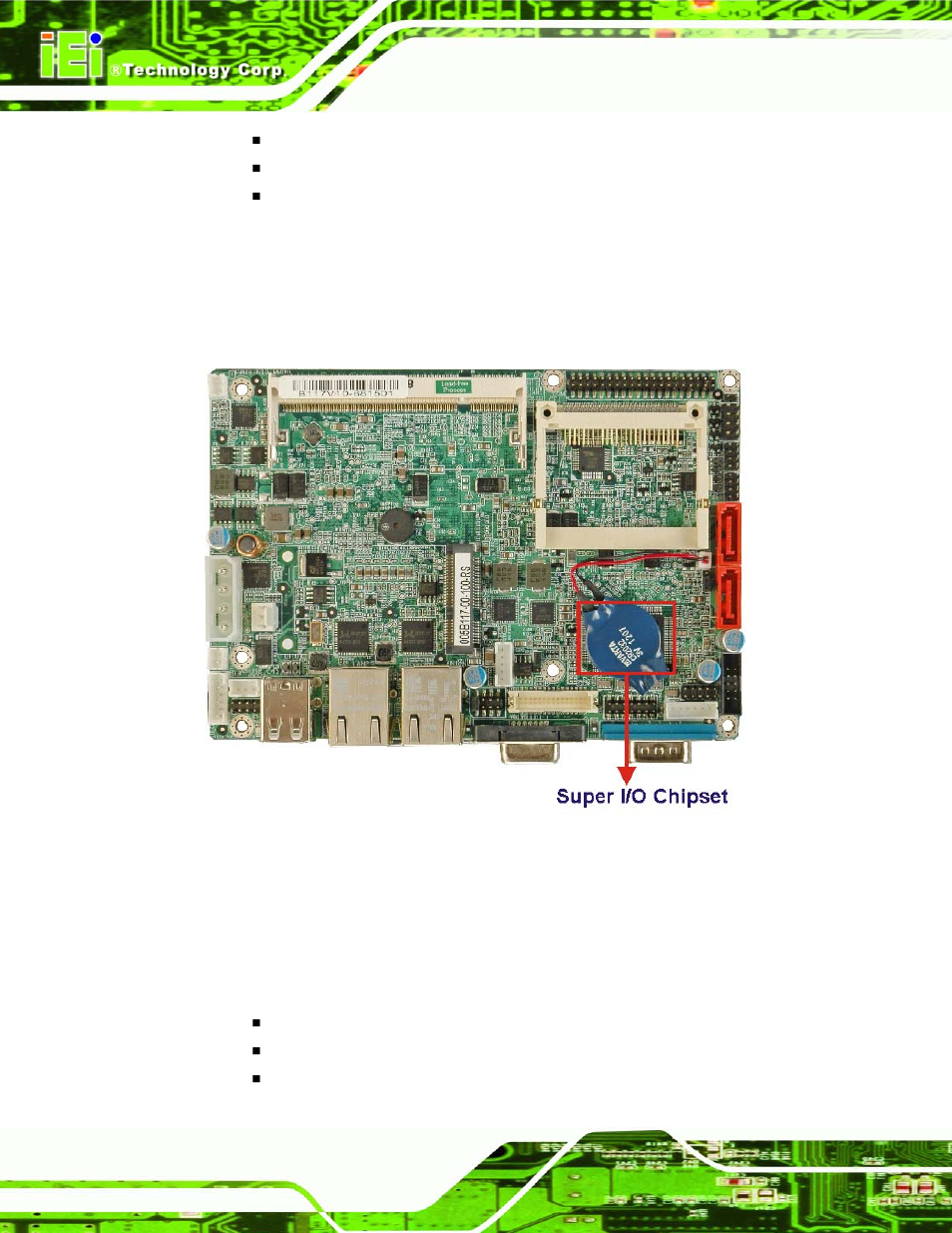 3 ite it8718f super i/o chipset | IEI Integration WAFER-945GSE v1.03 User Manual | Page 46 / 203