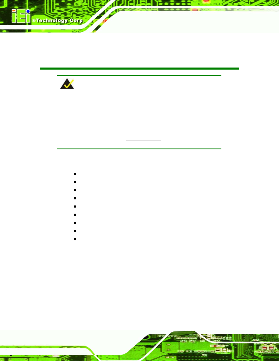 Packing list | IEI Integration WAFER-945GSE v1.03 User Manual | Page 6 / 203