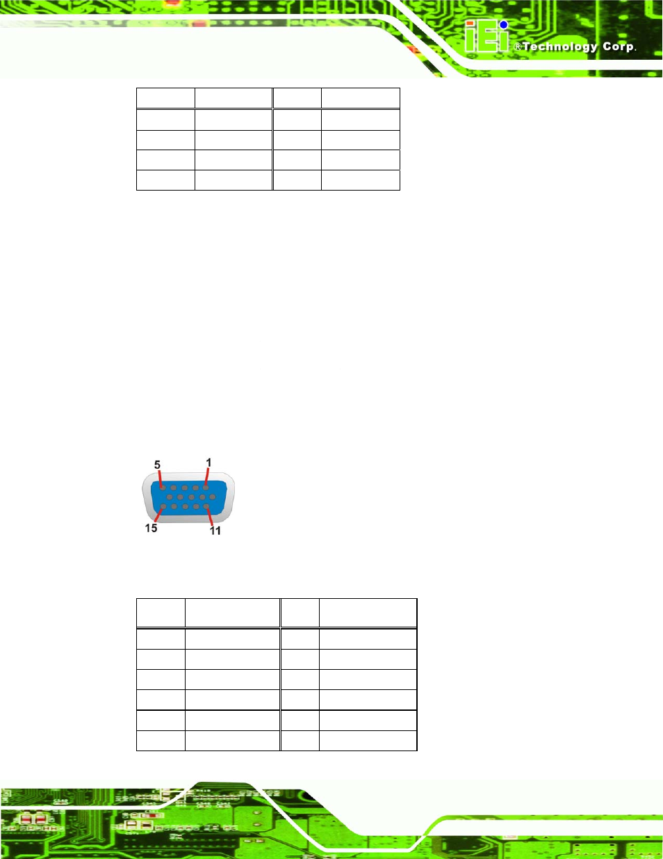 4 vga connector | IEI Integration WAFER-945GSE v1.03 User Manual | Page 81 / 203