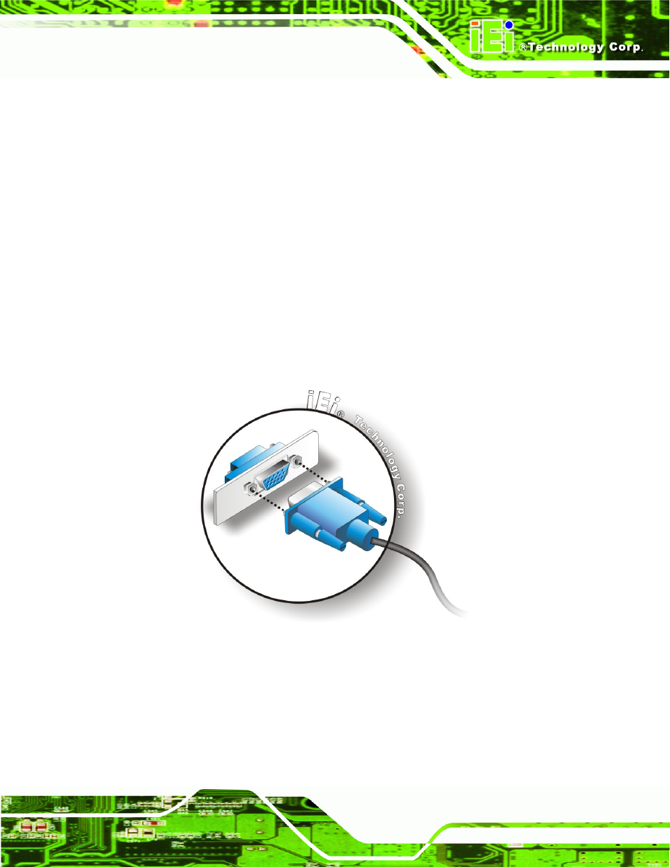 4 vga monitor connection | IEI Integration WAFER-945GSE v1.04 User Manual | Page 111 / 203