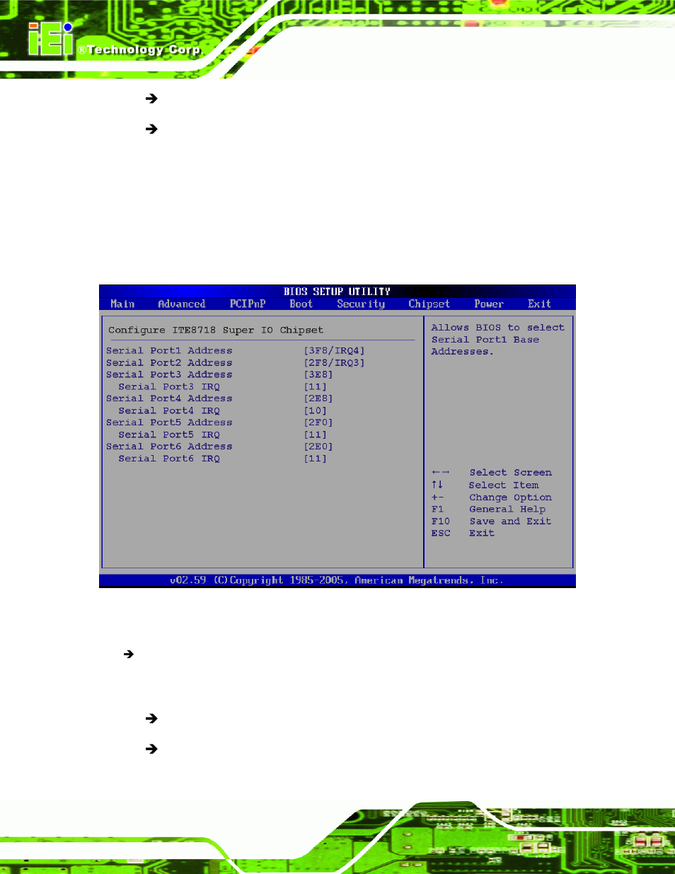 3 super io configuration | IEI Integration WAFER-945GSE v1.04 User Manual | Page 128 / 203