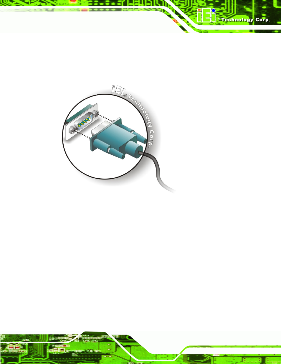3 usb connection (dual connector), Figure 4-19: serial device connector | IEI Integration WAFER-945GSE v2.01 User Manual | Page 76 / 182