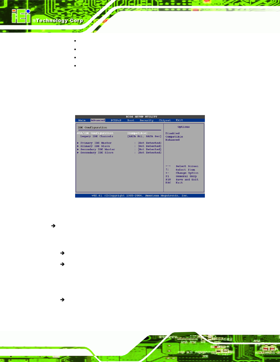 2 ide configuration, 1 ide master, ide slave, Menu 4: ide | Configuration | IEI Integration WAFER-945GSE2 v1.03 User Manual | Page 105 / 204