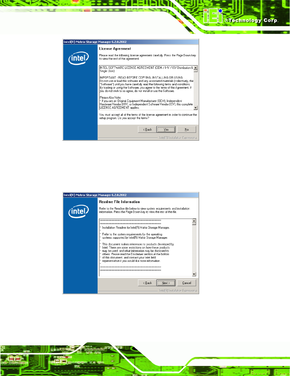 Figure 7-33: matrix storage manager readme file | IEI Integration WAFER-945GSE2 v1.03 User Manual | Page 158 / 204