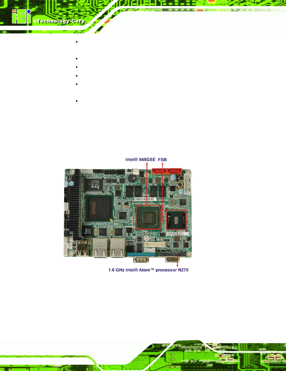 3 front side bus (fsb), Figure 2-5: front side bus | IEI Integration WAFER-945GSE2 v1.03 User Manual | Page 27 / 204
