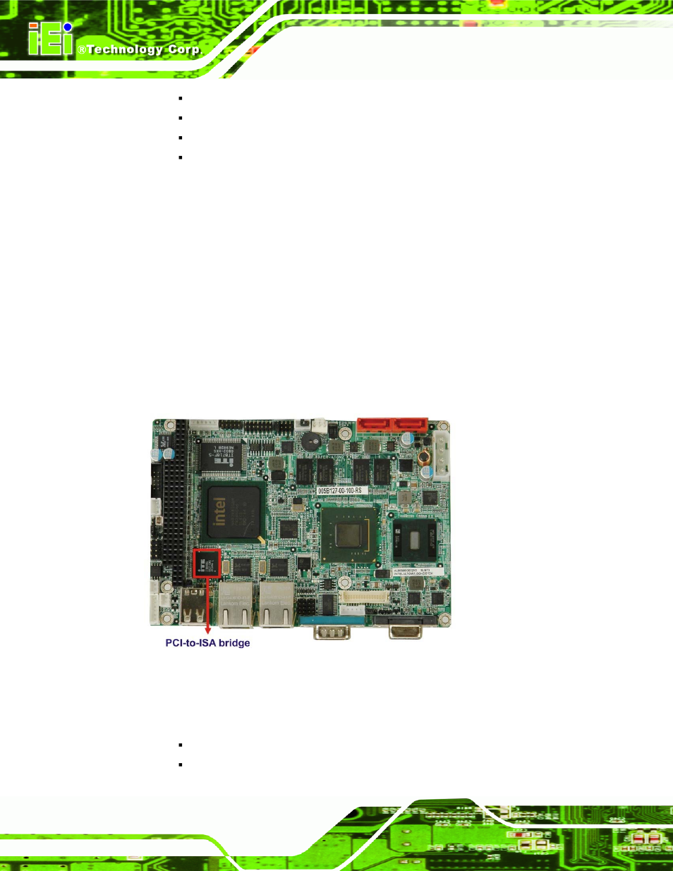 5 pci-to-isa bridge, Figure 2-11: pci-to-isa-bridge | IEI Integration WAFER-945GSE2 v1.03 User Manual | Page 35 / 204