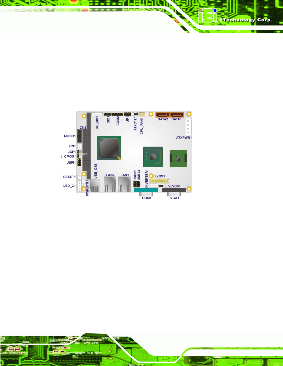 1 peripheral interface connectors, 1 wafer-945gse2 layout, Eripheral | Nterface, Onnectors | IEI Integration WAFER-945GSE2 v1.03 User Manual | Page 50 / 204
