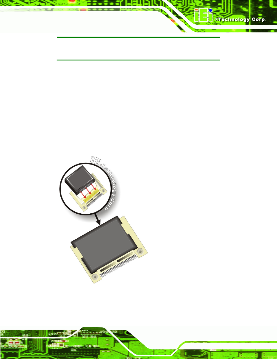 Figure 5-1: cf card installation | IEI Integration WAFER-945GSE2 v1.03 User Manual | Page 78 / 204