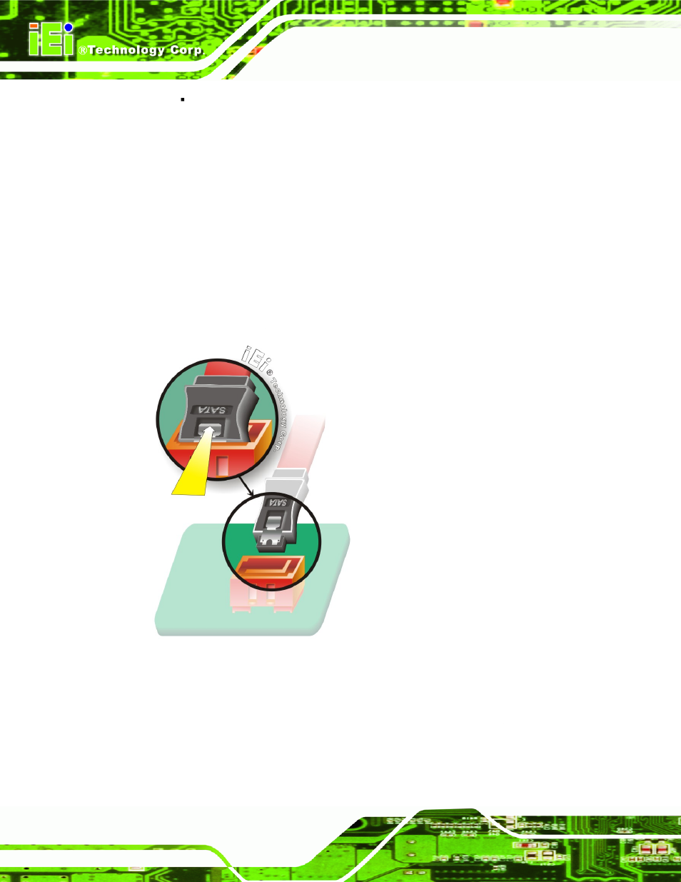 2 sata drive connection, Figure 5-8: sata drive cable connection | IEI Integration WAFER-945GSE2 v1.03 User Manual | Page 87 / 204