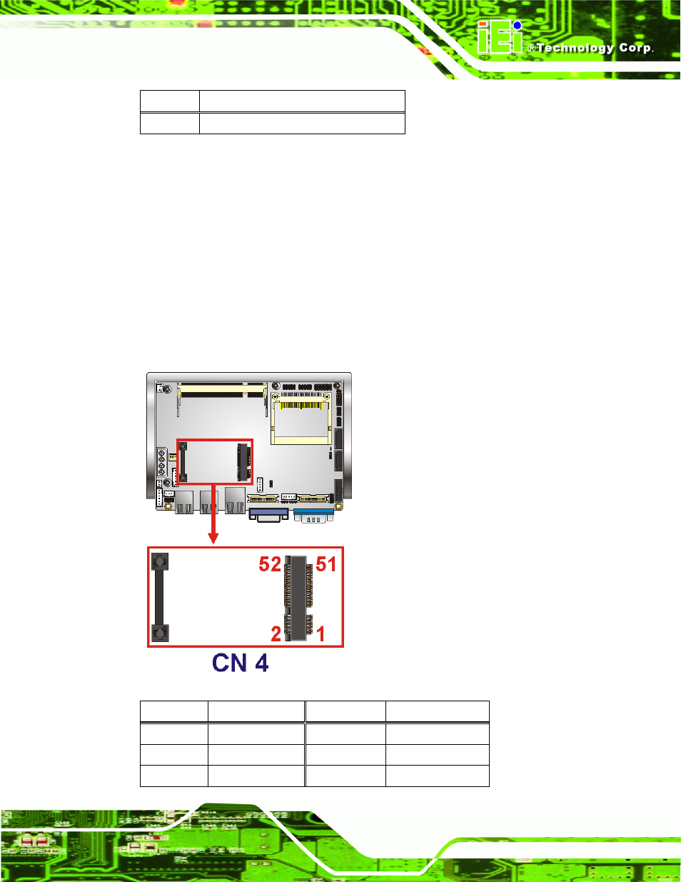 14 pcie mini card slot, Figure 3-15: pcie mini card slot location, Table 3-15: backlight connector pinouts | IEI Integration WAFER-945GSELVDS2 User Manual | Page 41 / 140