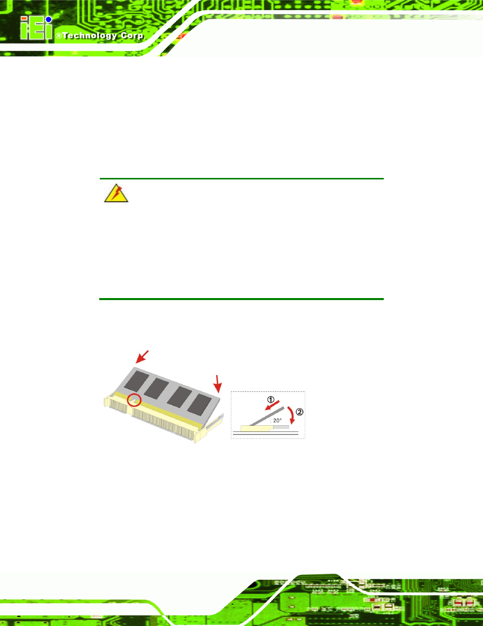 3 unpacking, 4 so-dimm installation, Npacking | So-dimm, Nstallation, Figure 4-1: so-dimm installation | IEI Integration WAFER-945GSELVDS2 User Manual | Page 56 / 140