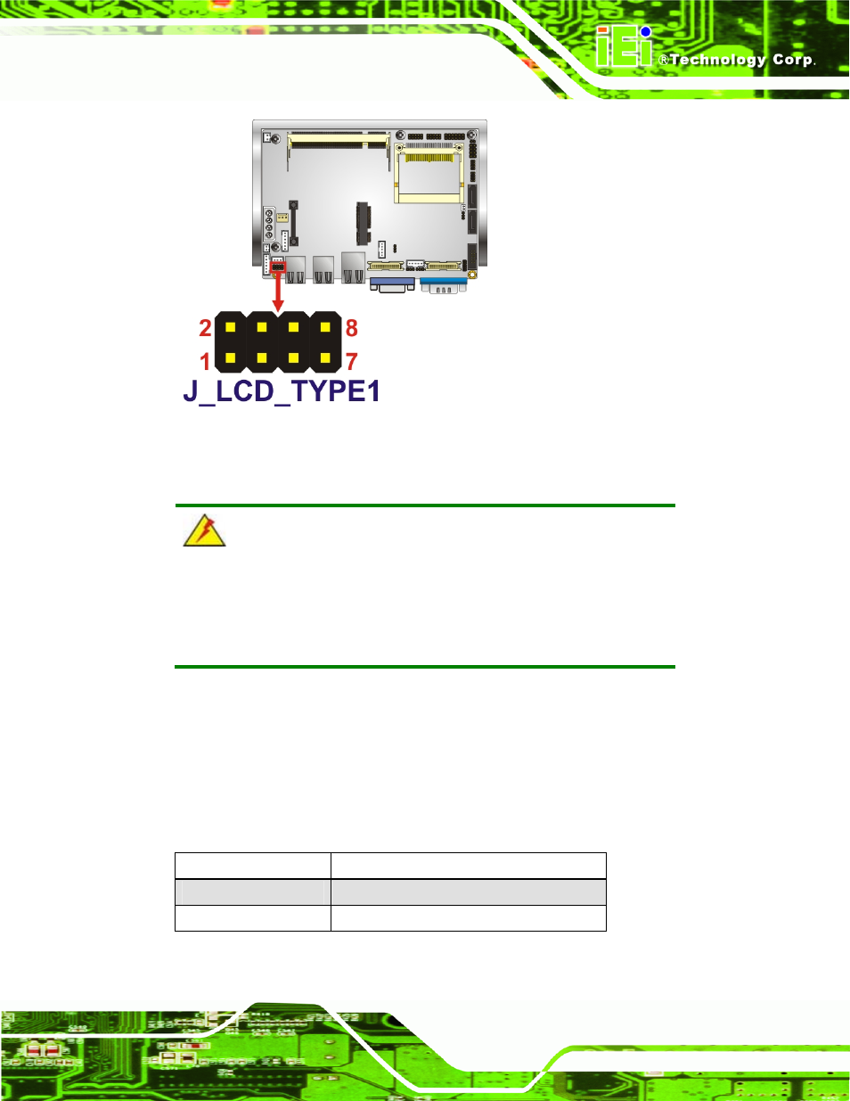 7 lvds1 voltage selection, Table 4-9: lvds voltage selection jumper settings | IEI Integration WAFER-945GSELVDS2 User Manual | Page 65 / 140