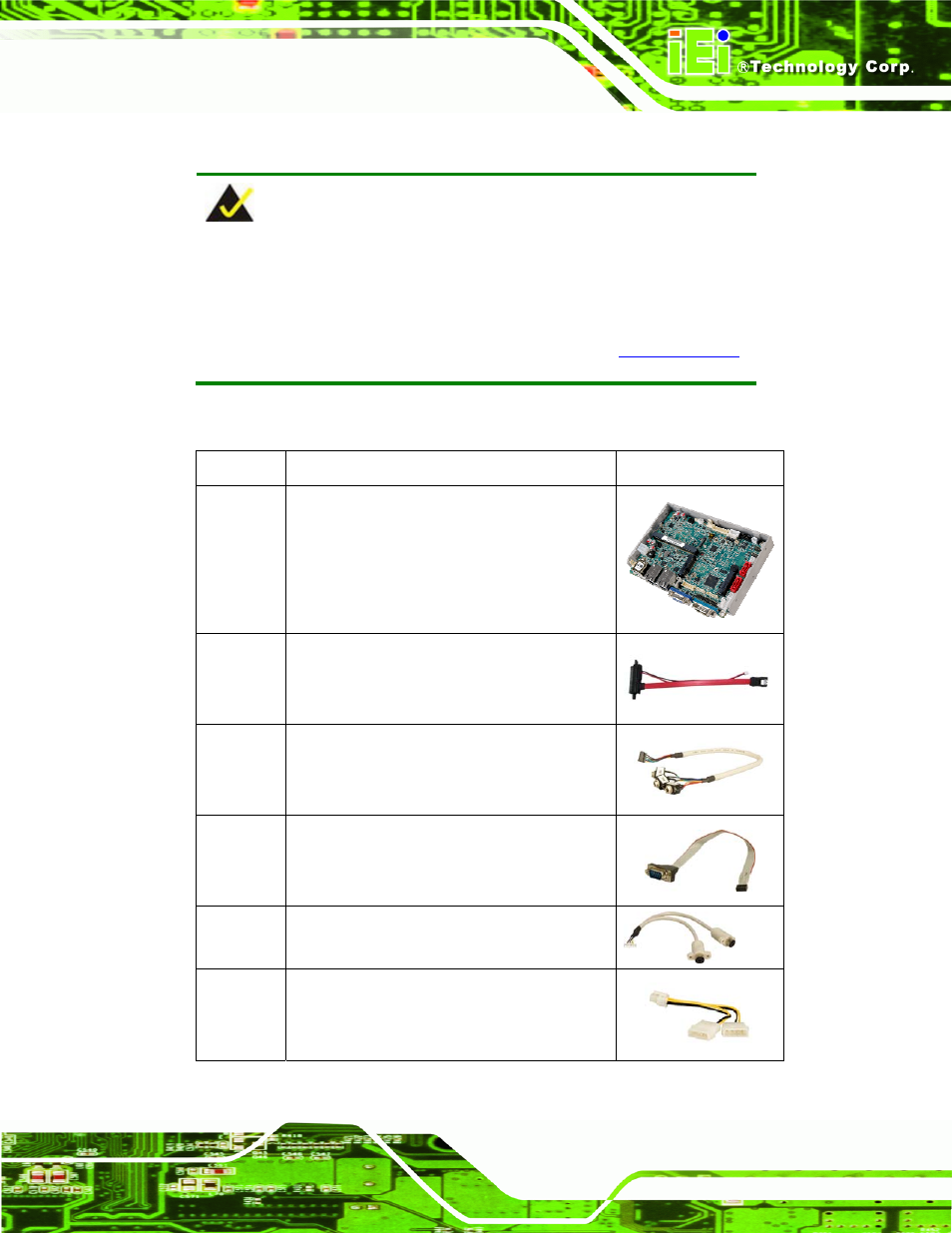 3 packing list, Acking | IEI Integration WAFER-CV-D25501_N26001 User Manual | Page 26 / 181