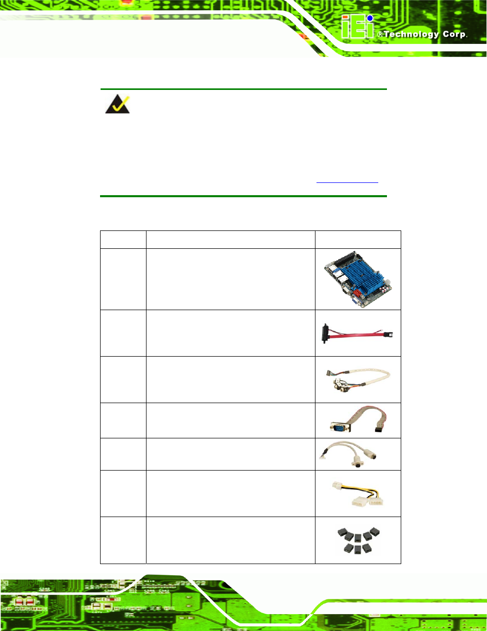 3 packing list, Acking | IEI Integration WAFER-CV-D25502_N26002 User Manual | Page 26 / 182