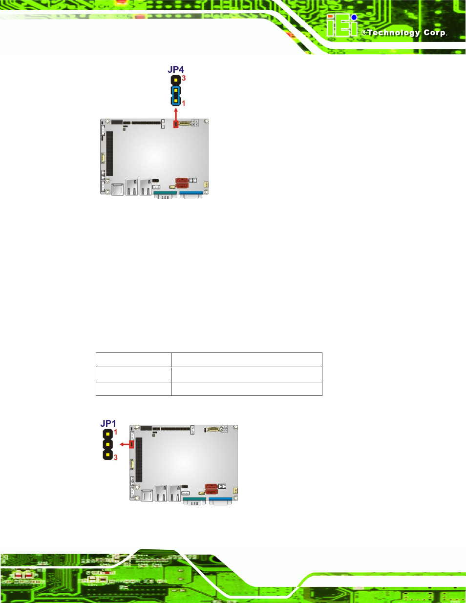 4 pci-104 vio voltage selection, Figure 4-3: lvds voltage selection jumper location | IEI Integration WAFER-CV-D25502_N26002 User Manual | Page 60 / 182