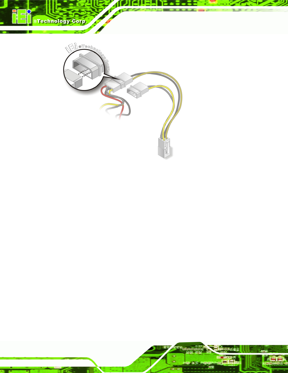 2 audio kit installation, Figure 4-6: connect power cable to power supply | IEI Integration WAFER-CV-D25502_N26002 User Manual | Page 63 / 182