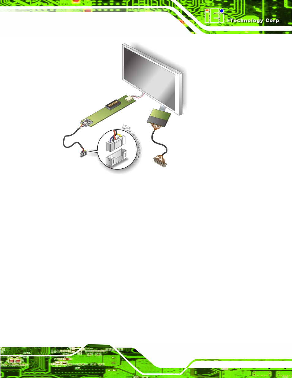 4 pcie mini card installation, Figure 4-9: backlight inverter connection | IEI Integration WAFER-CV-D25502_N26002 User Manual | Page 66 / 182