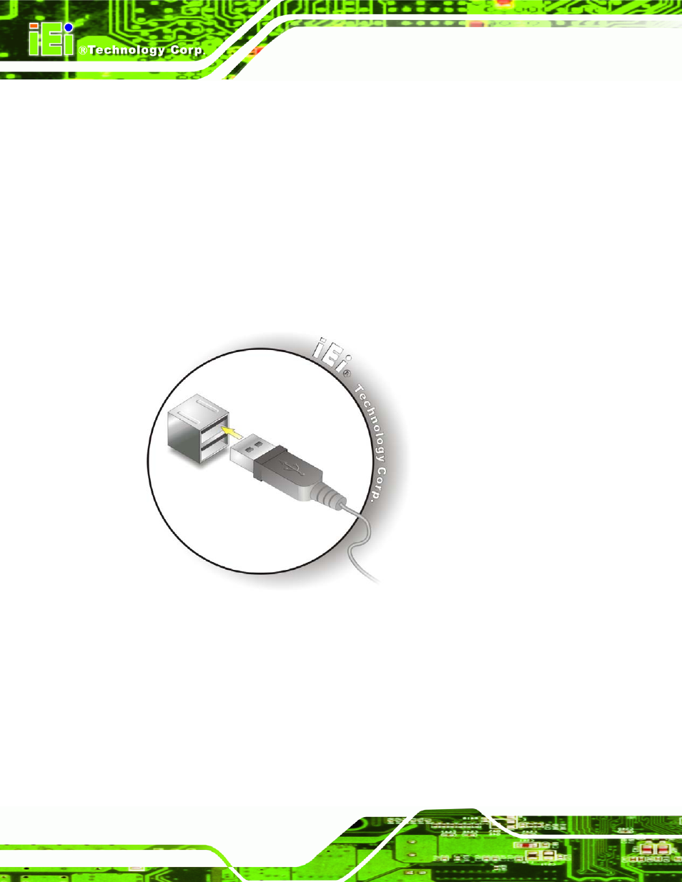3 usb connection (dual connector), Figure 4-19: usb connector | IEI Integration WAFER-CV-D25502_N26002 User Manual | Page 75 / 182
