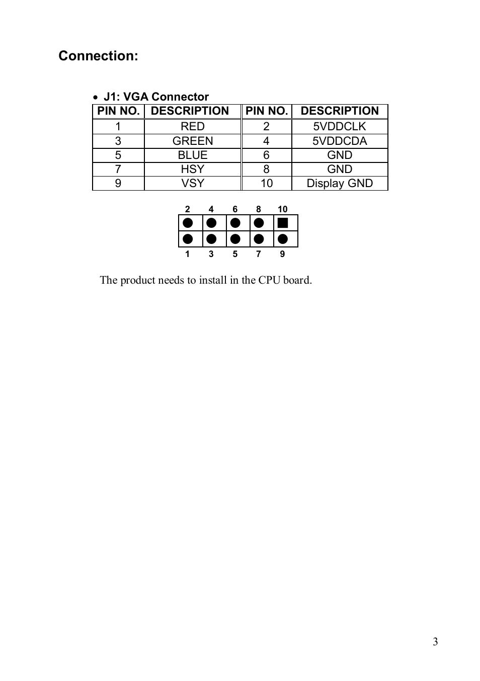 Connection | IEI Integration IGCME-1300 User Manual | Page 3 / 4