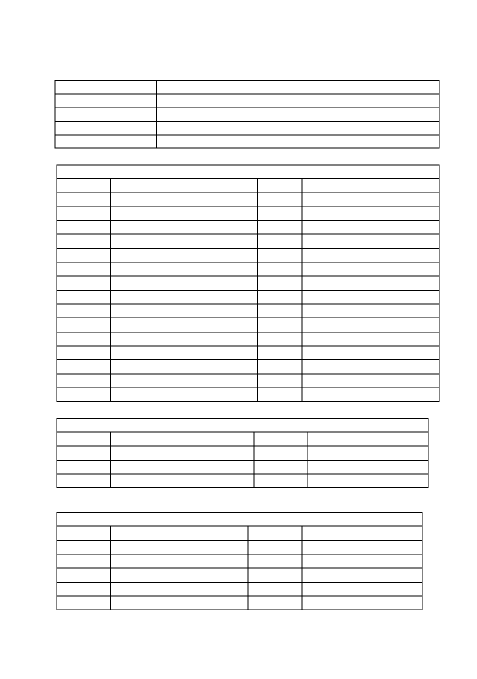 Table of connectors | IEI Integration VGA-LVDS User Manual | Page 3 / 4