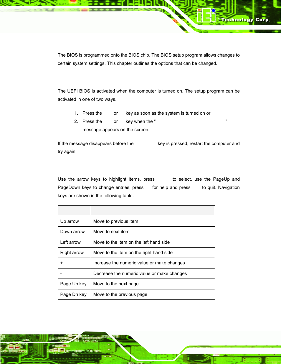 1 introduction, 1 starting setup, 2 using setup | Ntroduction | IEI Integration ECW-281B_D2550 User Manual | Page 63 / 159